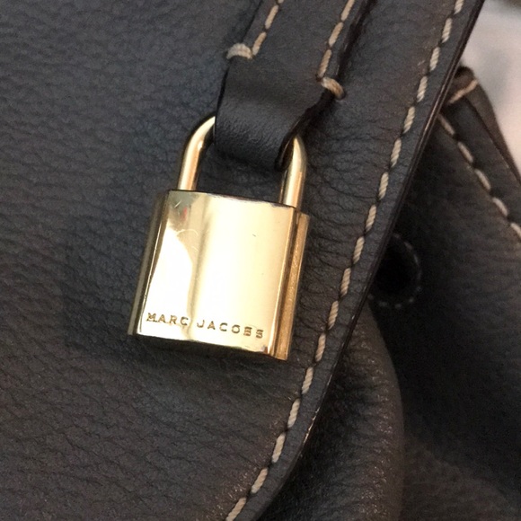 Mark Jacobs bold grain leather backpack grey - Picture 4 of 10